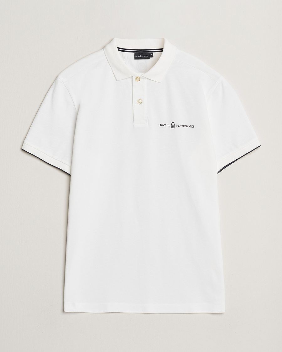 Hombres | Polos | Sail Racing | Bowman Polo White