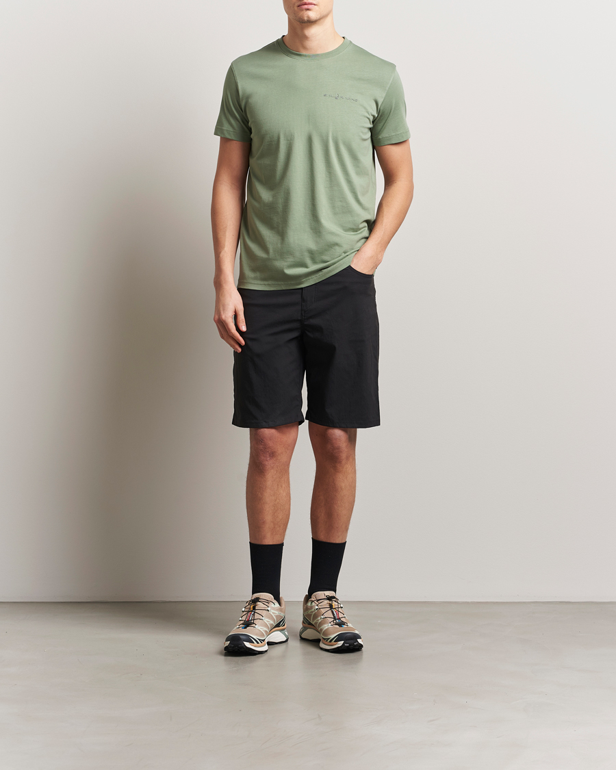 Hombres | Camisetas | Sail Racing | Bowman Crew Neck T-Shirt Hedge Green
