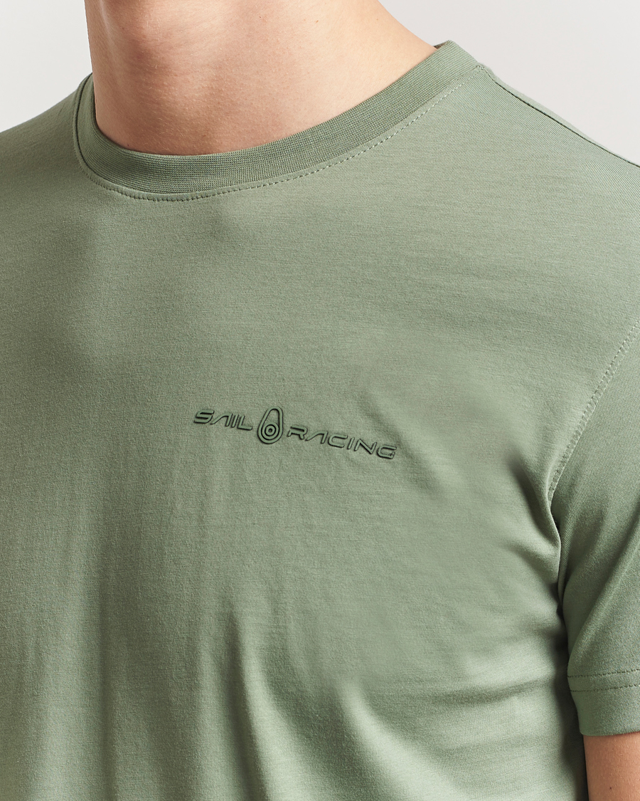 Hombres | Camisetas | Sail Racing | Bowman Crew Neck T-Shirt Hedge Green