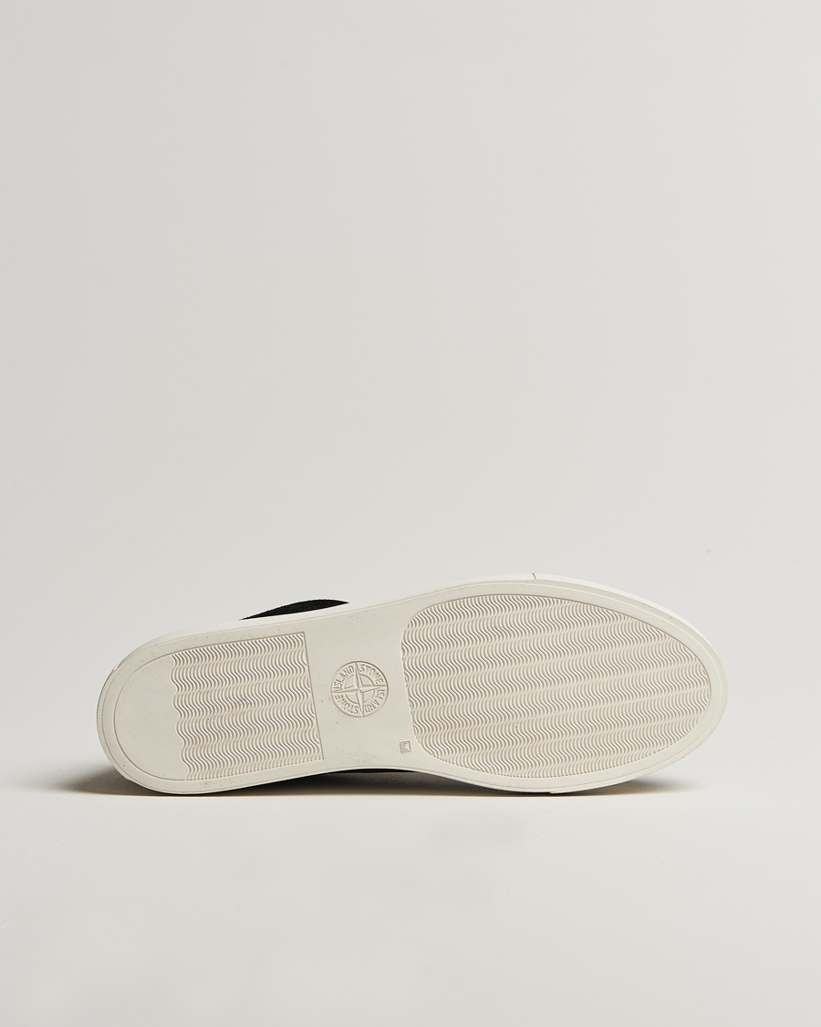 Hombres | Stone Island Low Top Suede Sneakers Black | Stone Island | Low Top Suede Sneakers Black