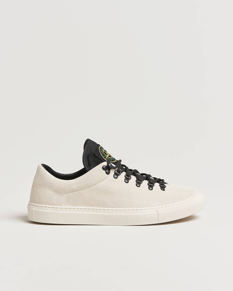 Hombres | Stone Island Low Top Suede Sneakers Sand | Stone Island | Low Top Suede Sneakers Sand
