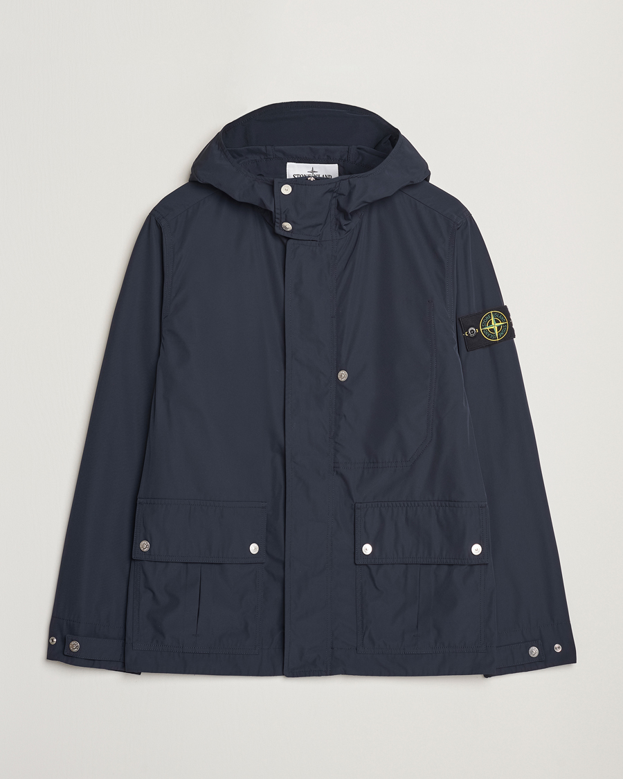 Hombres | Abrigos y chaquetas | Stone Island | Micro Twill Short Parka Navy Blue