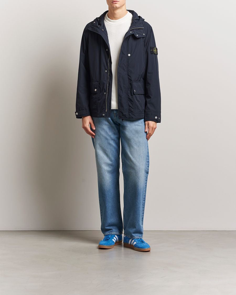 Hombres | Abrigos y chaquetas | Stone Island | Micro Twill Short Parka Navy Blue