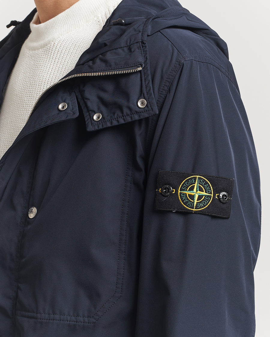 Hombres | Abrigos y chaquetas | Stone Island | Micro Twill Short Parka Navy Blue