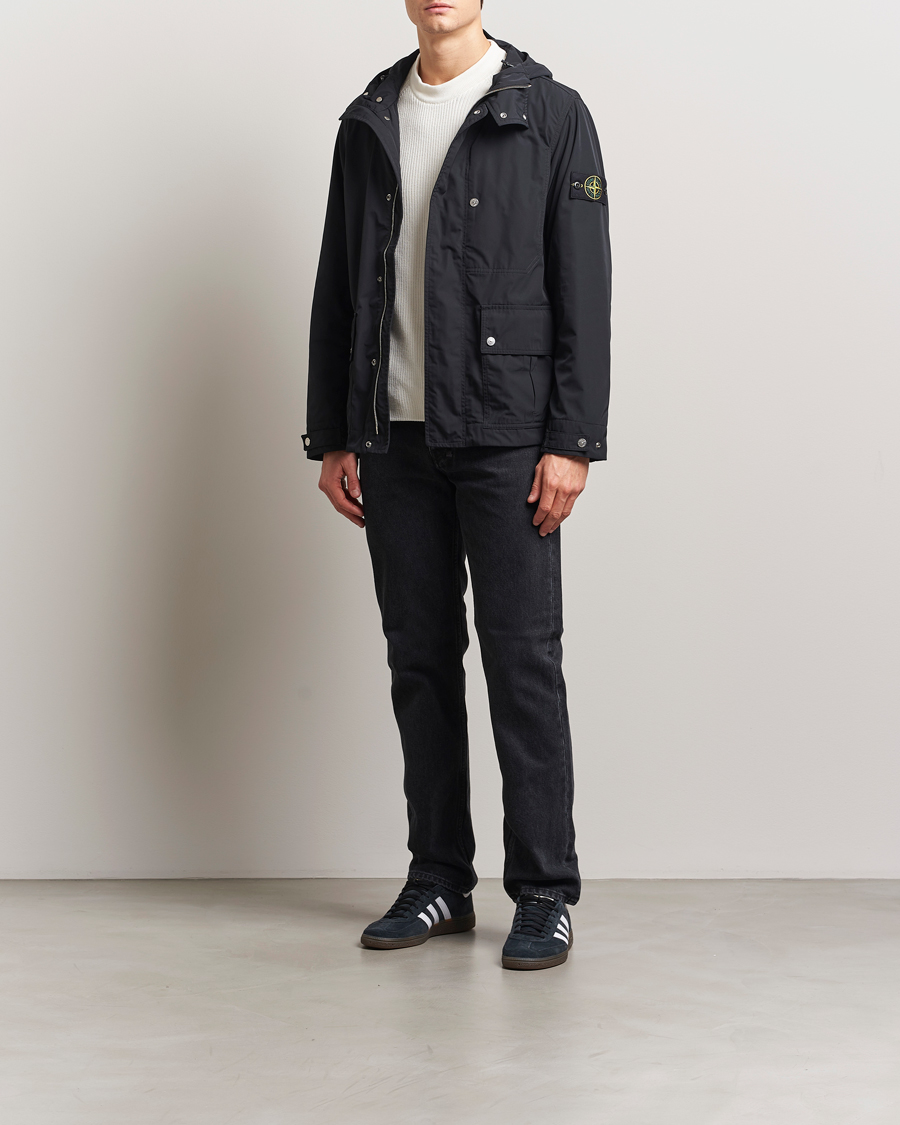 Hombres | Abrigos y chaquetas | Stone Island | Micro Twill Short Parka Black