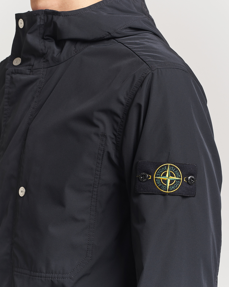 Hombres | Abrigos y chaquetas | Stone Island | Micro Twill Short Parka Black