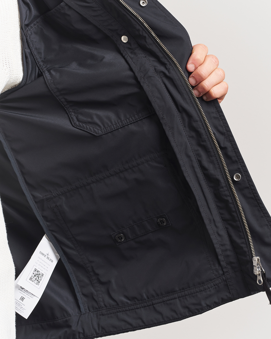 Hombres | Abrigos y chaquetas | Stone Island | Micro Twill Short Parka Black