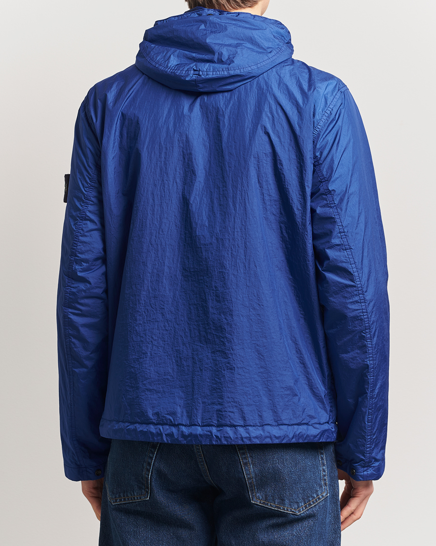 Hombres | Abrigos y chaquetas | Stone Island | Crinkle Reps Hooded Jacket Bright Blue