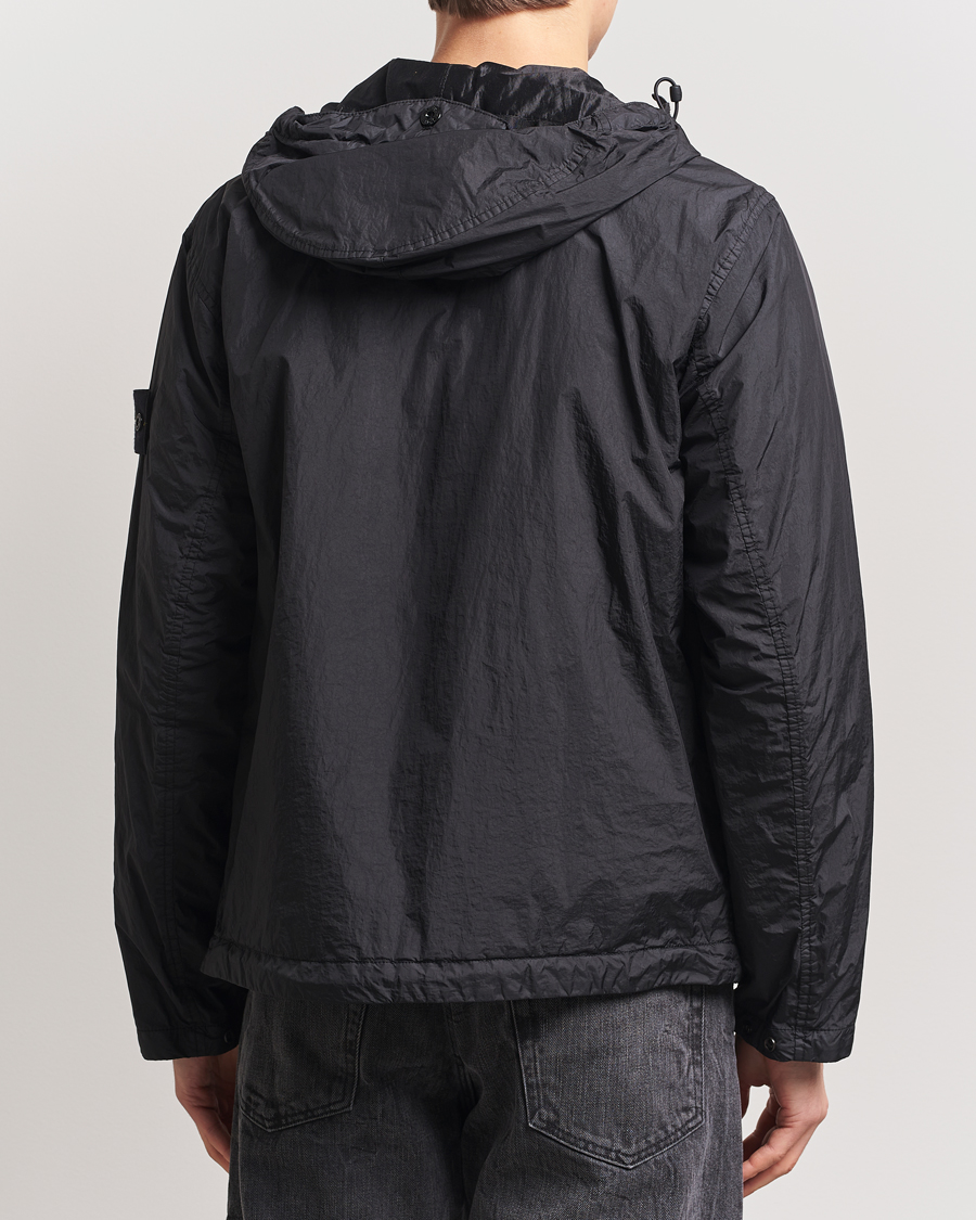 Hombres | Abrigos y chaquetas | Stone Island | Crinkle Reps Hooded Jacket Black
