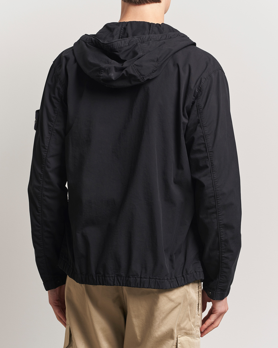 Hombres | Abrigos y chaquetas | Stone Island | Supima Cotton Stretch Hooded Jacket Black
