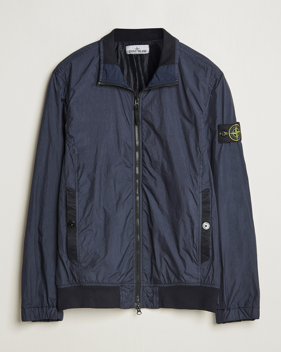 Hombres | Abrigos y chaquetas | Stone Island | Crinkle Reps Short Jacket Navy Blue