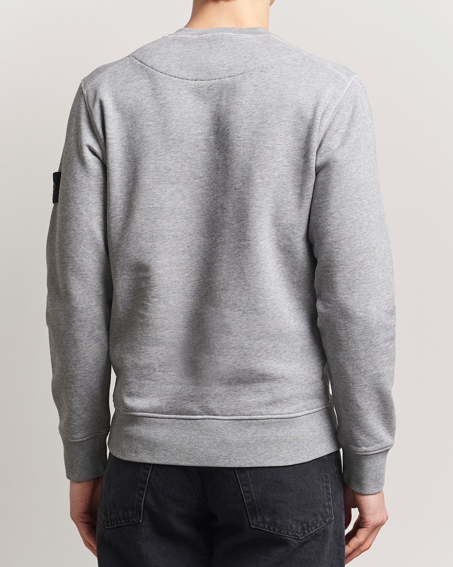 Hombres | Jerséis y prendas de punto | Stone Island | Garment Dyed Fleece Sweatshirt Melange Grey