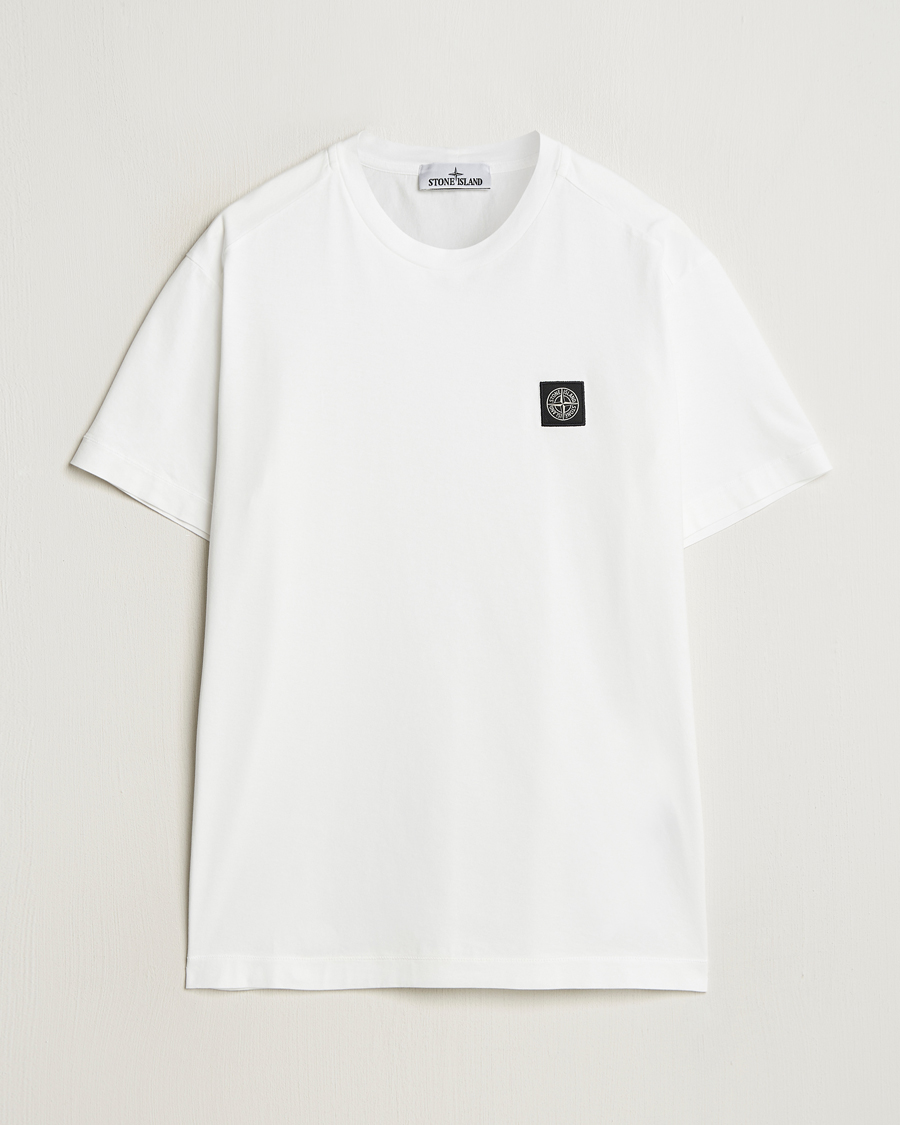 Hombres | Camisetas | Stone Island | Garment Dyed Cotton Jersey T-Shirt White