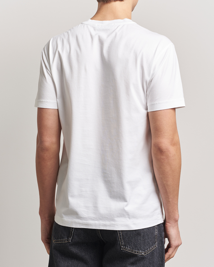 Hombres | Camisetas | Stone Island | Garment Dyed Cotton Jersey T-Shirt White