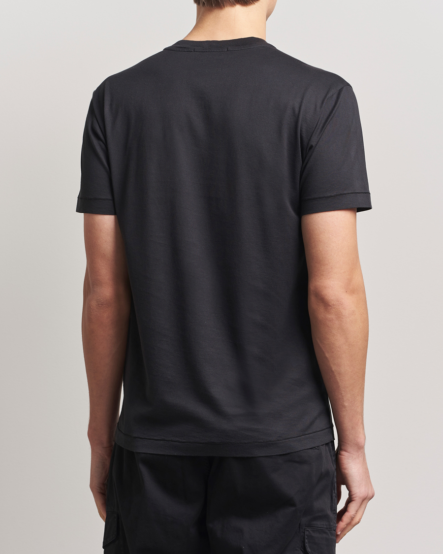 Hombres | Camisetas | Stone Island | Garment Dyed Cotton Jersey T-Shirt Black