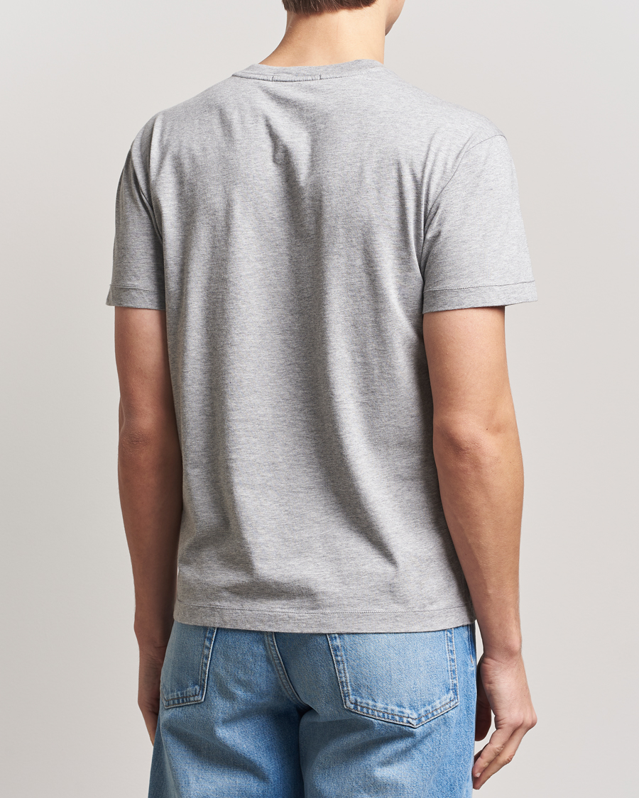 Hombres | Camisetas | Stone Island | Garment Dyed Cotton Jersey T-Shirt Melange Grey