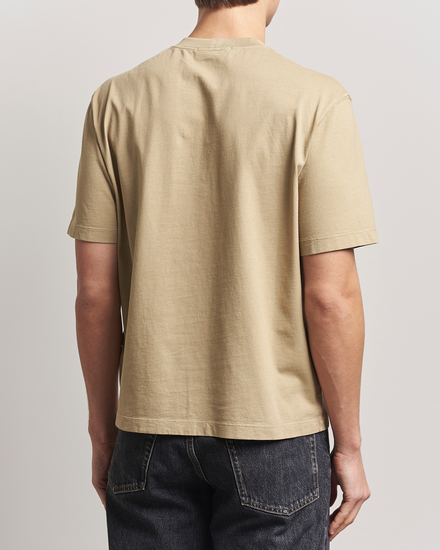 Hombres | Camisetas | Stone Island | Combed Organic Cotton T-Shirt Biscuit
