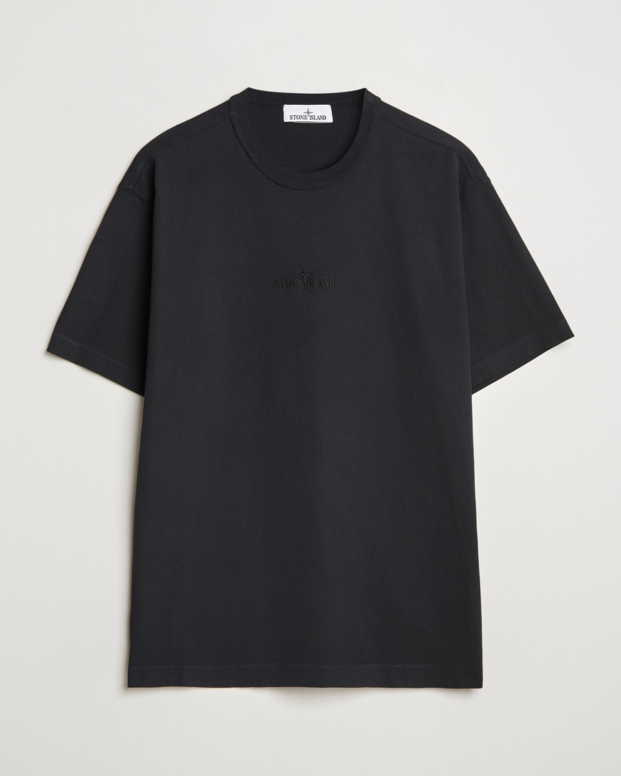 Hombres | Camisetas | Stone Island | Center Logo T-Shirt Black