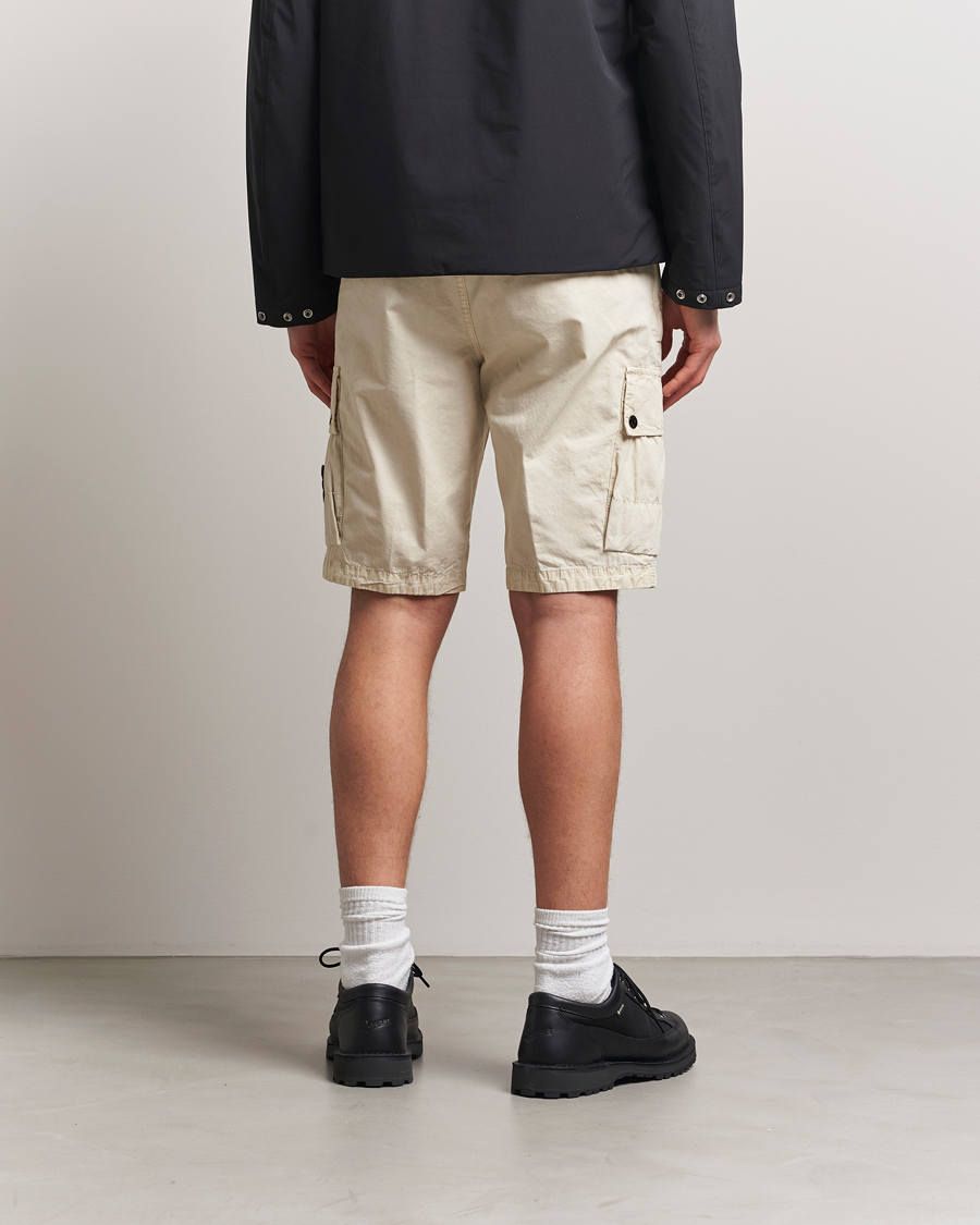 Hombres | Pantalones cortos | Stone Island | Brushed Cotton Canvas Cargo Shorts Sand
