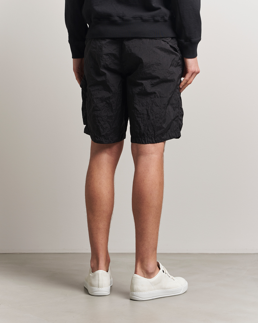 Hombres | Pantalones cortos | Stone Island | Nylon Metal Drawstring Cargo Shorts Black