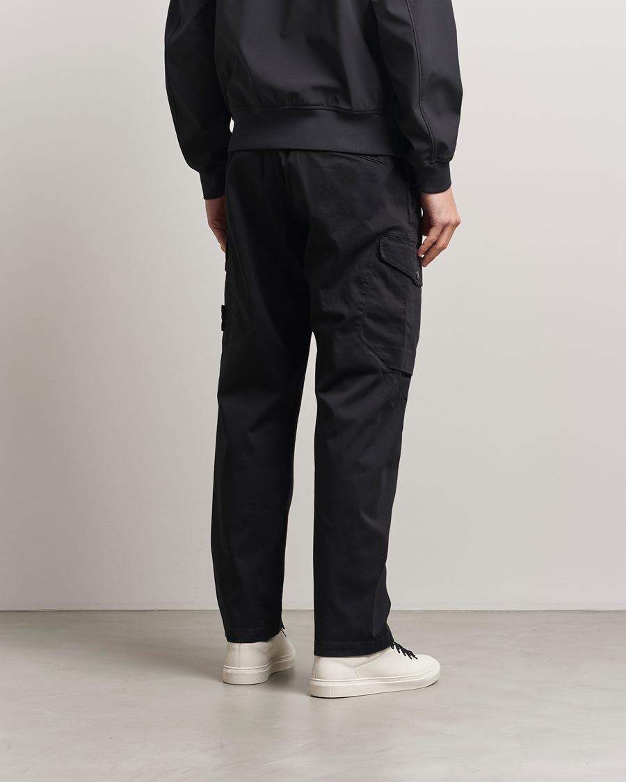 Hombres | Pantalones | Stone Island | Regular Fit Cotton Stretch Cargo Pants Black