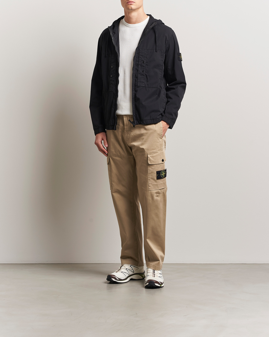 Hombres | Pantalones | Stone Island | Regular Fit Cotton Stretch Cargo Pants Biscuit