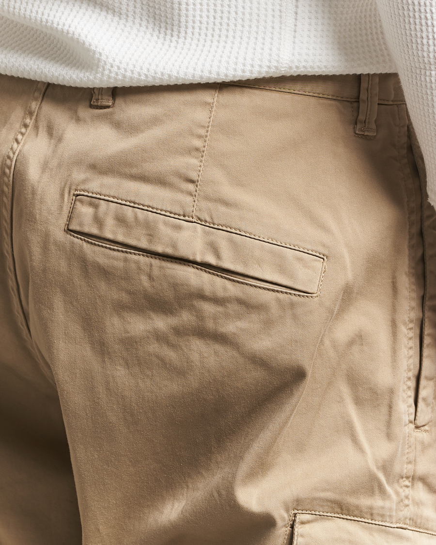 Hombres | Pantalones | Stone Island | Regular Fit Cotton Stretch Cargo Pants Biscuit