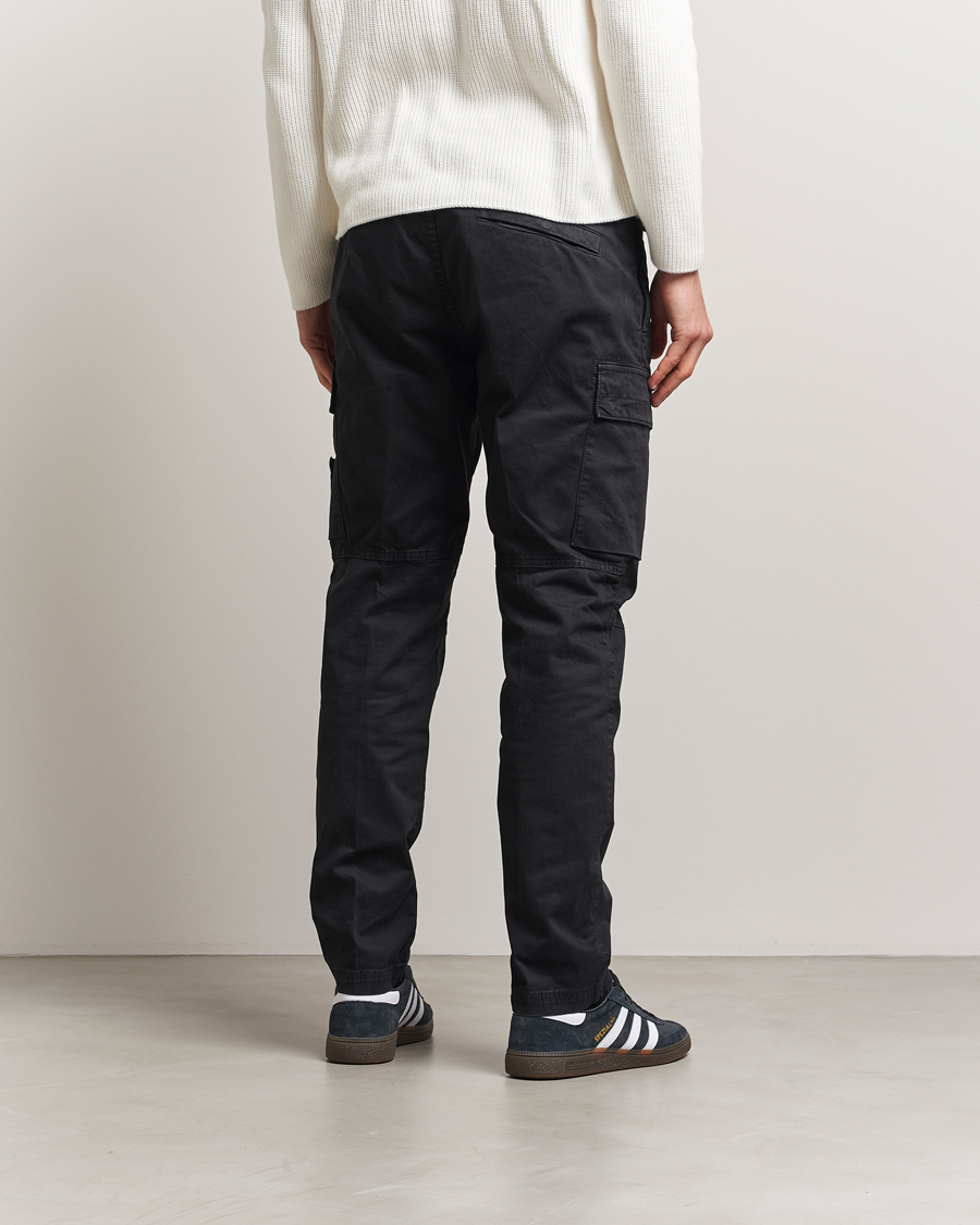 Hombres | Pantalones | Stone Island | Stretch Twill Cargo Pants Black