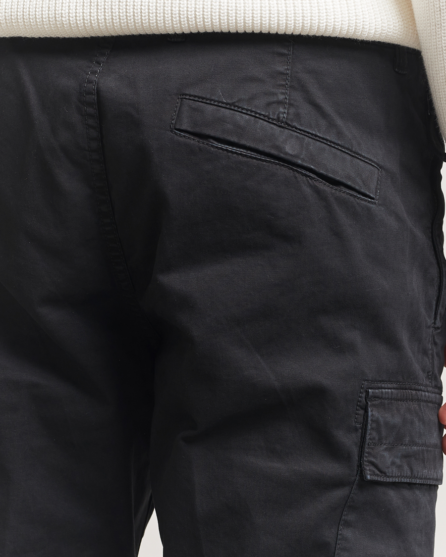 Hombres | Pantalones | Stone Island | Stretch Twill Cargo Pants Black