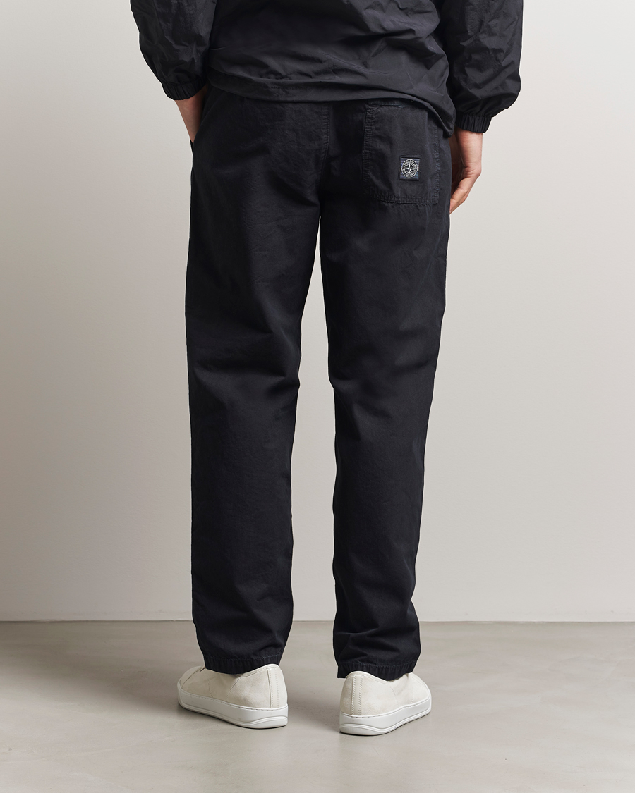 Hombres | Pantalones | Stone Island | Brushed Cotton Canvas Fatigue Pants Navy Blue