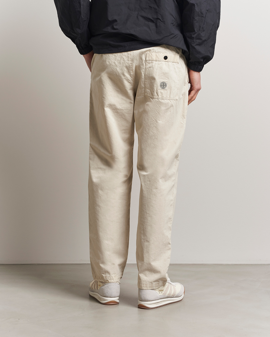 Hombres | Pantalones | Stone Island | Brushed Cotton Canvas Fatigue Pants Sand