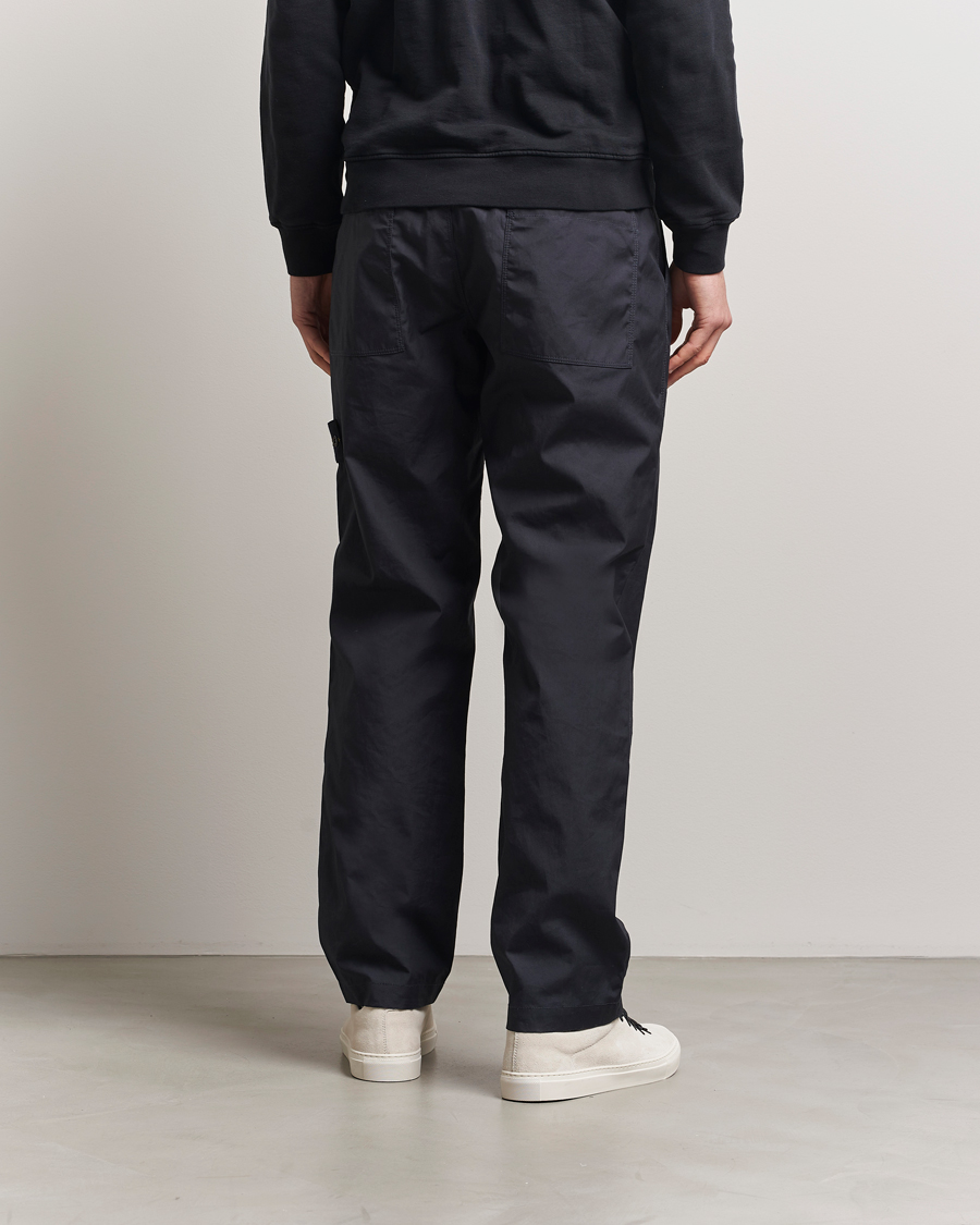 Hombres | Pantalones | Stone Island | Supima Cotton Canvas Pants Navy Blue