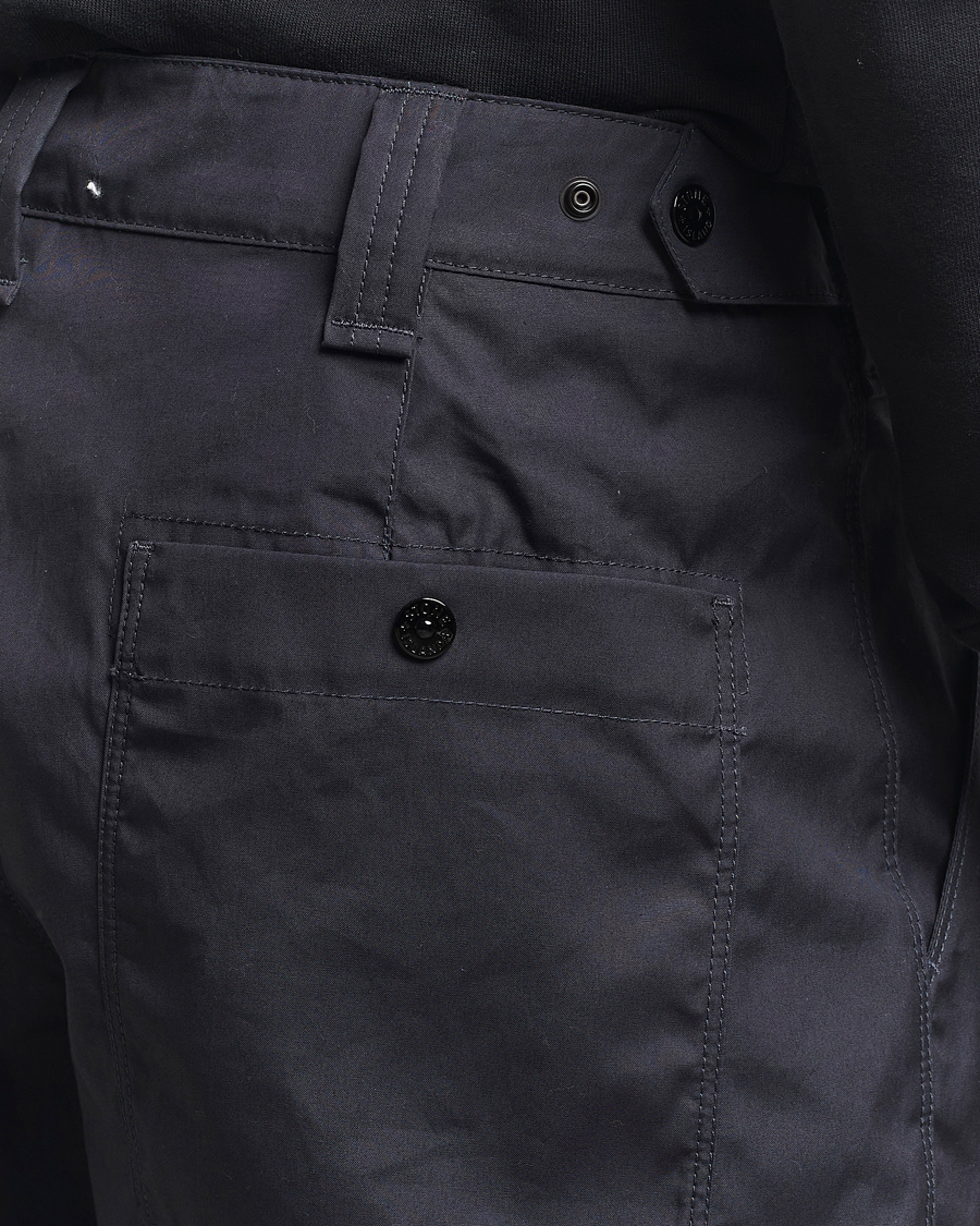 Hombres | Pantalones | Stone Island | Supima Cotton Canvas Pants Navy Blue