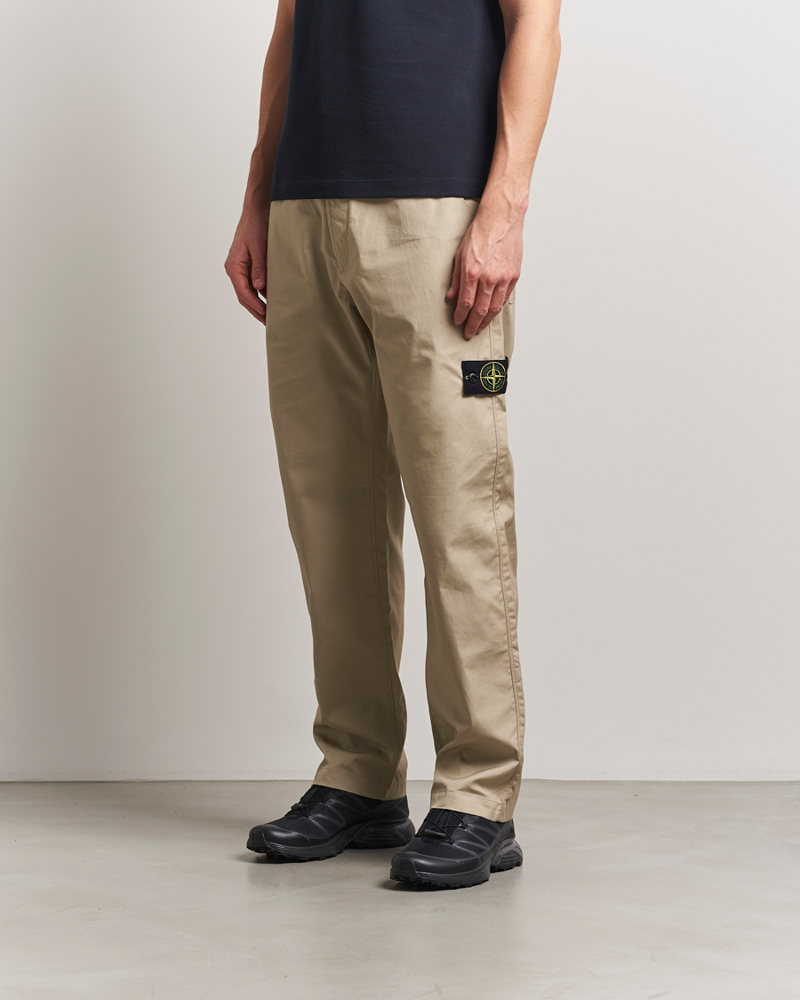 Hombres | Pantalones | Stone Island | Supima Cotton Canvas Pants Desert