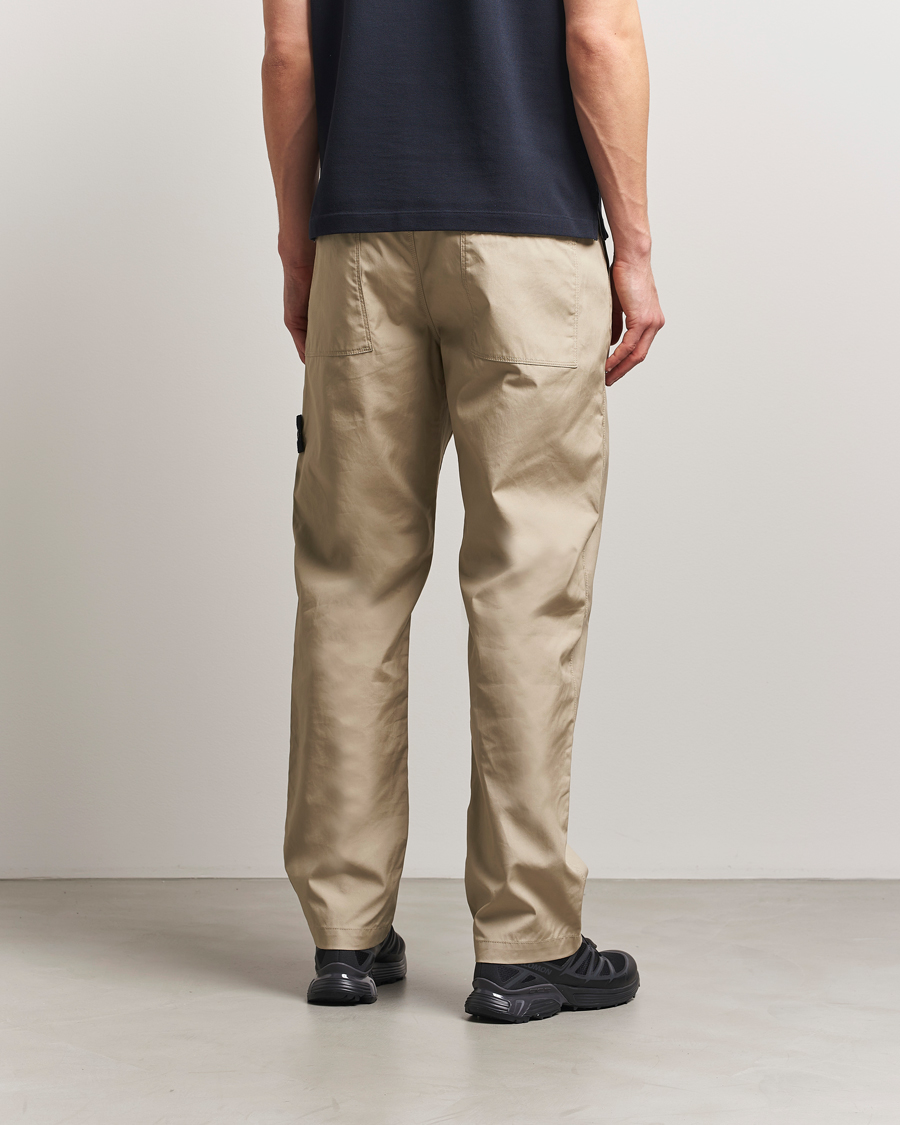 Hombres | Pantalones | Stone Island | Supima Cotton Canvas Pants Desert
