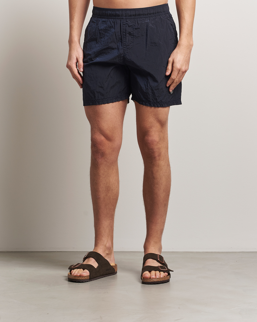 Hombres | Bañadores | Stone Island | Nylon Metal Econyl Swimshorts Navy Blue
