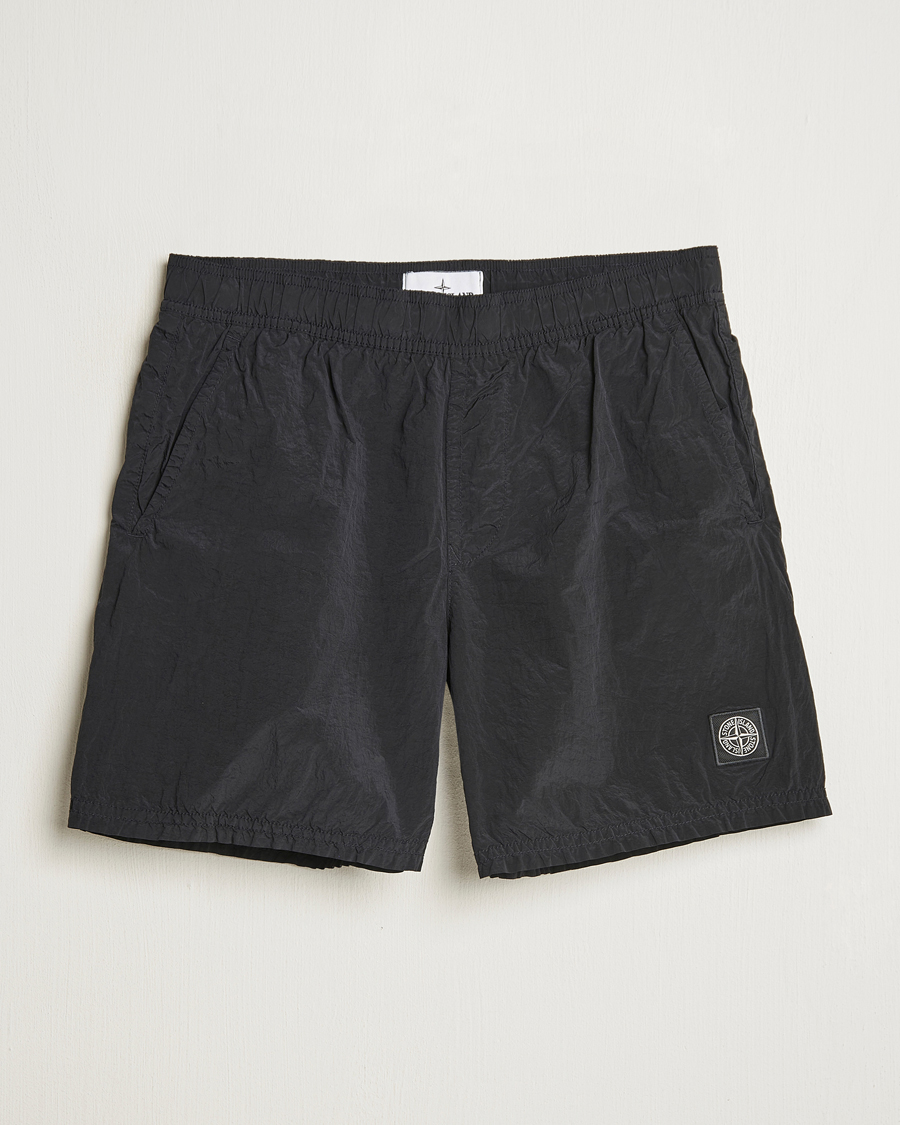 Hombres | Bañadores | Stone Island | Nylon Metal Econyl Swimshorts Black