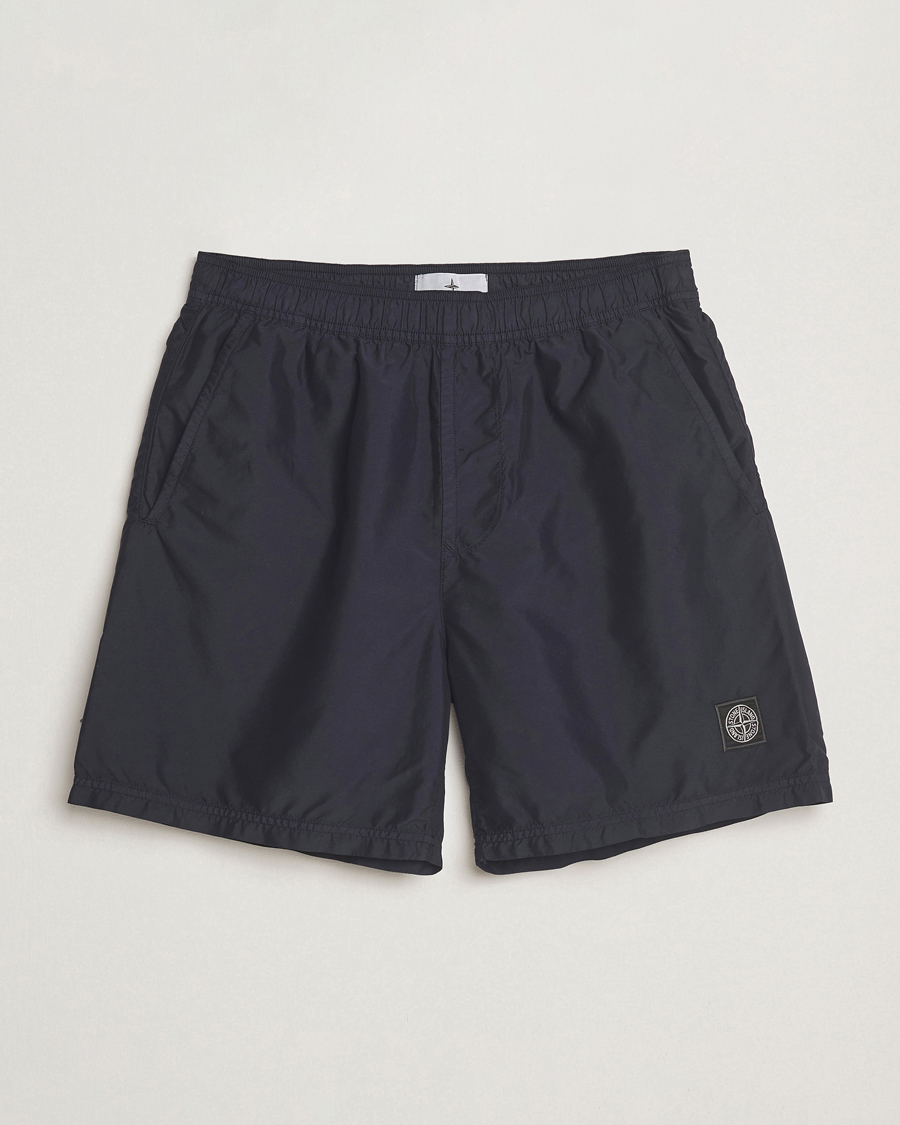 Hombres | Bañadores | Stone Island | Brushed Nylon Swimshorts Navy Blue