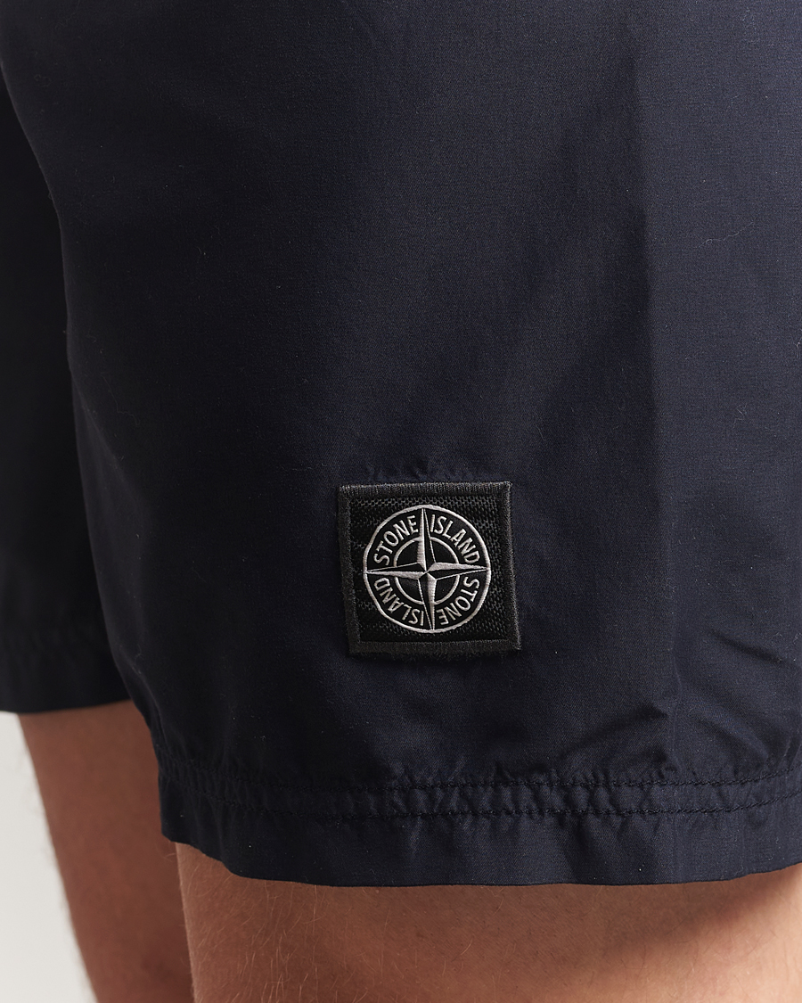 Hombres | Bañadores | Stone Island | Brushed Nylon Swimshorts Navy Blue