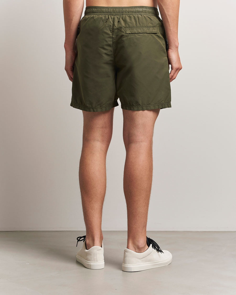 Hombres | Bañadores | Stone Island | Brushed Nylon Swimshorts Military Green