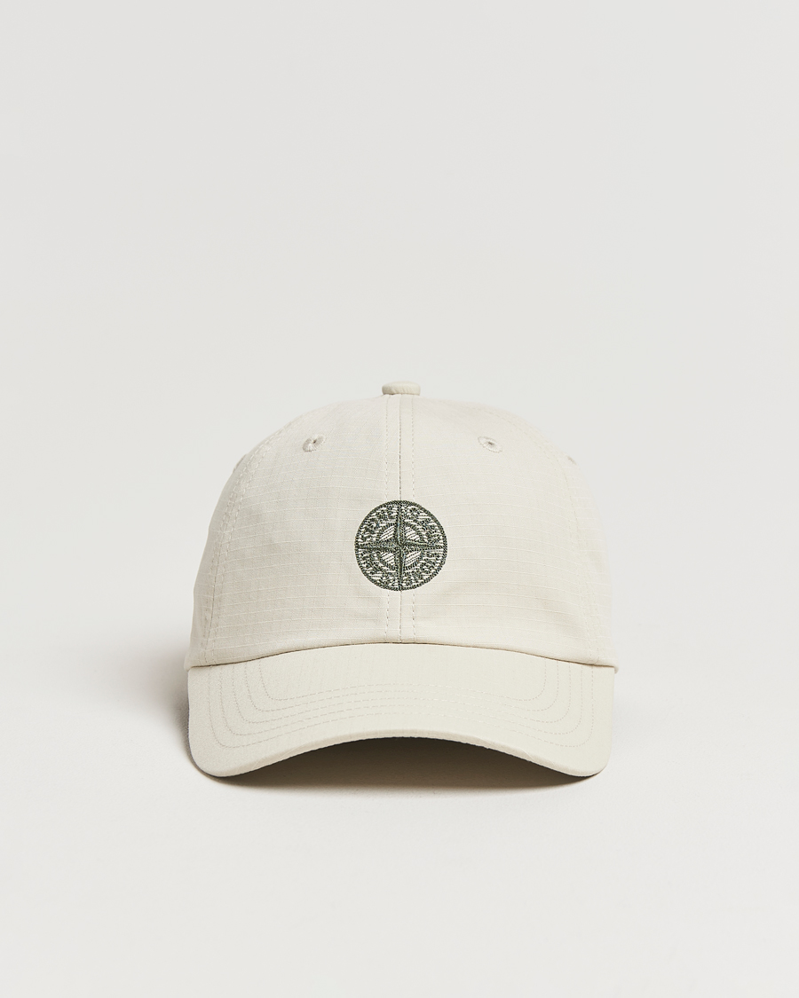 Hombres | Stone Island Ripstop Cotton Cap Sand | Stone Island | Ripstop Cotton Cap Sand
