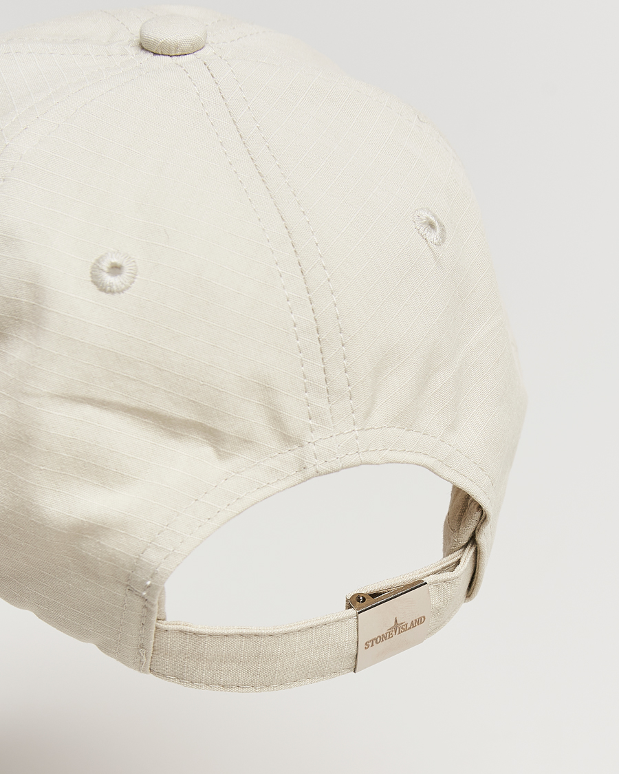 Hombres | Stone Island Ripstop Cotton Cap Sand | Stone Island | Ripstop Cotton Cap Sand