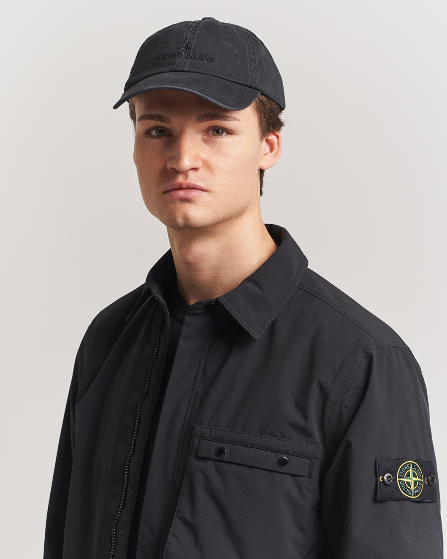 Hombres | Sombreros y gorras | Stone Island | Stone IslandCotton Gabardine CapBlack