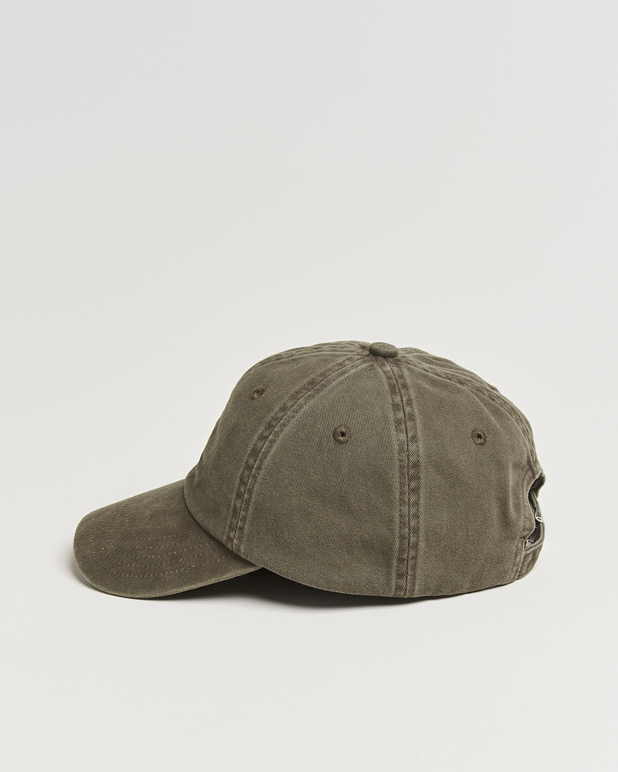 Hombres | Stone Island Cotton Gabardine Cap Military Green | Stone Island | Cotton Gabardine Cap Military Green