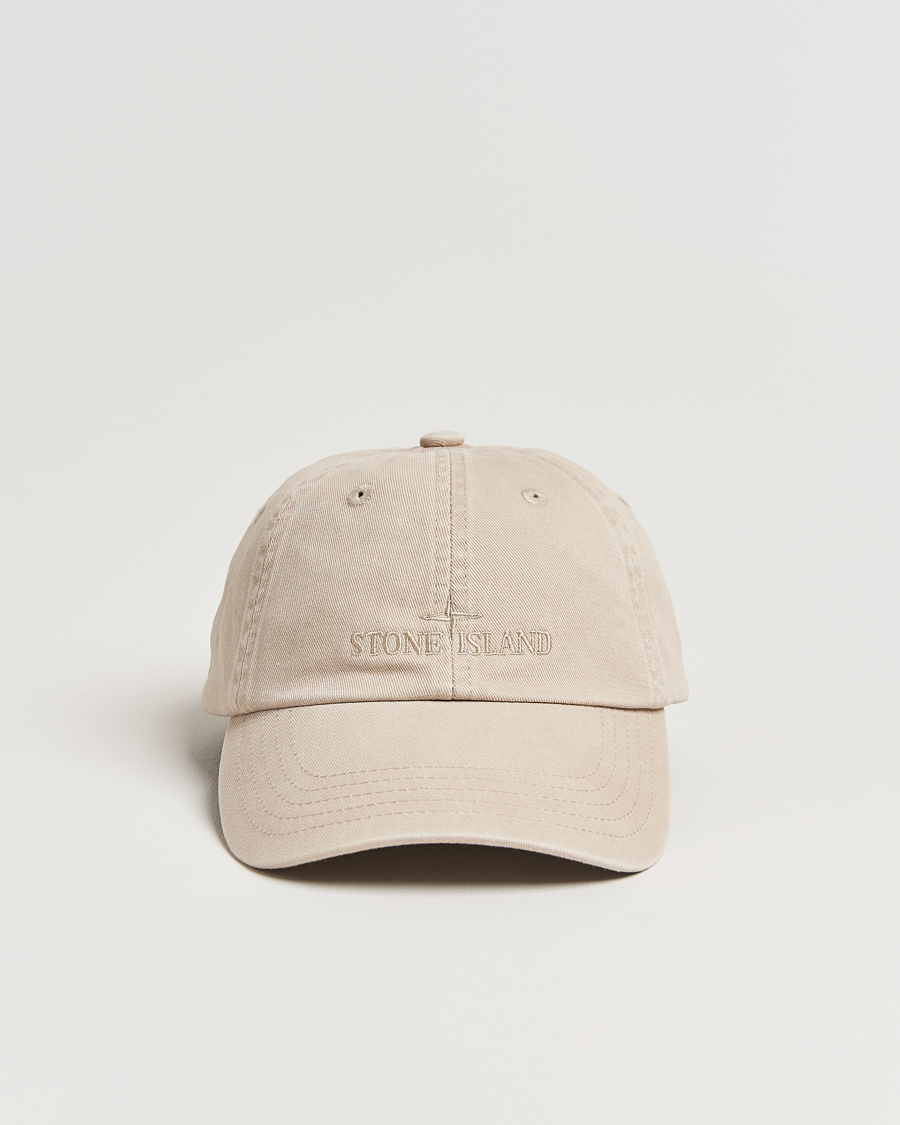 Hombres | Stone Island Cotton Gabardine Cap Desert | Stone Island | Cotton Gabardine Cap Desert