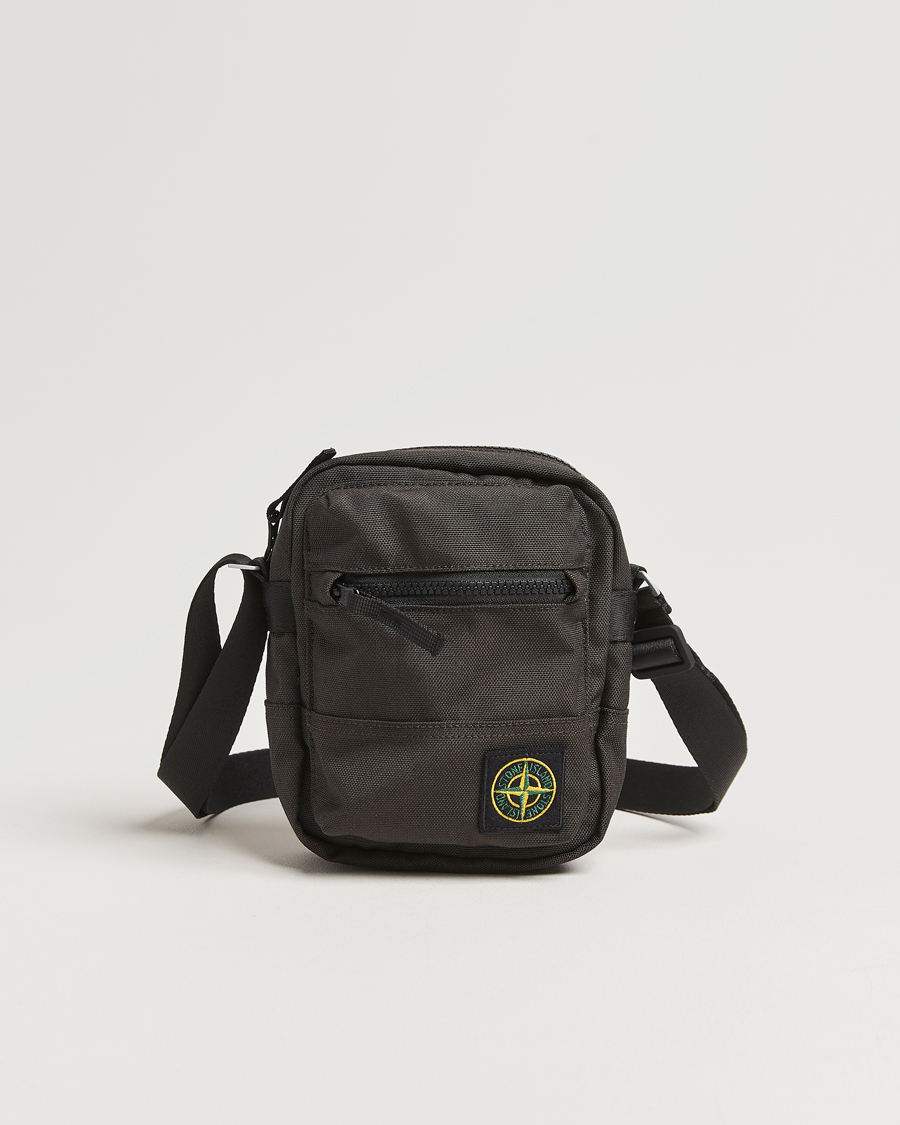 Hombres | Stone Island Cordura Cross Body Bag Lead Grey | Stone Island | Cordura Cross Body Bag Lead Grey