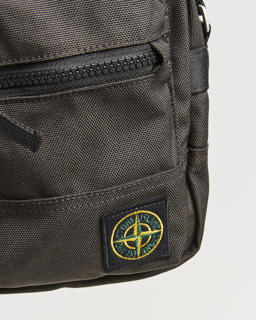 Hombres | Stone Island Cordura Cross Body Bag Lead Grey | Stone Island | Cordura Cross Body Bag Lead Grey