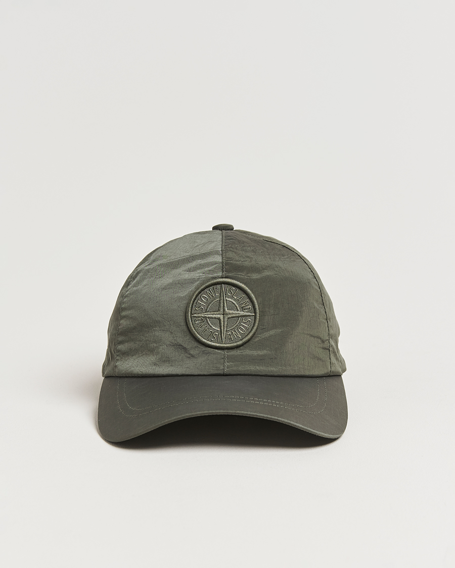 Hombres | Stone Island Nylon Metal Cap Musk | Stone Island | Nylon Metal Cap Musk