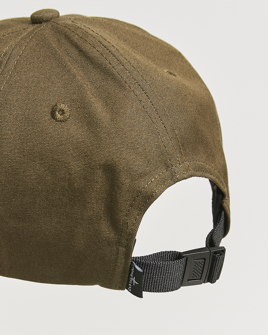 Hombres | Stone Island Classic Cotton Cap Military Green | Stone Island | Classic Cotton Cap Military Green