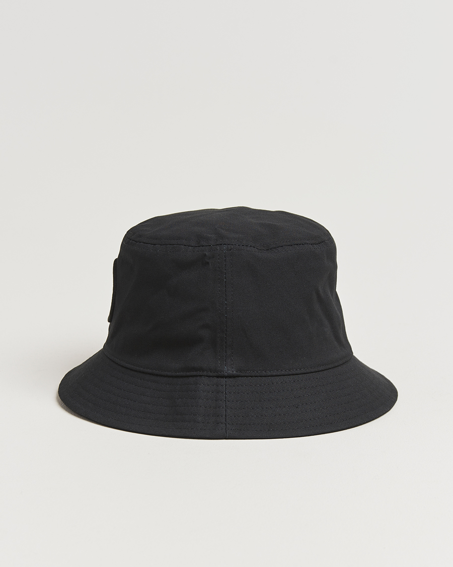 Hombres | Stone Island Logo Bucket Hat Black | Stone Island | Logo Bucket Hat Black